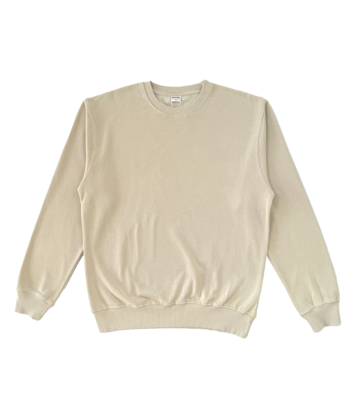 GARMENT DYED VINTAGE WASH UNISEX CREWNECK SWEATSHIRT - MIDWEIGHT