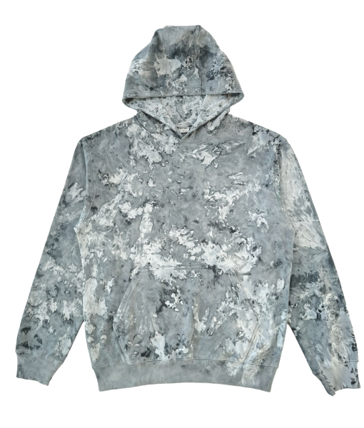 MARBLE DYED MIDWEIGHT UNISEX PULLOVER HOODED SWEATSHIRT